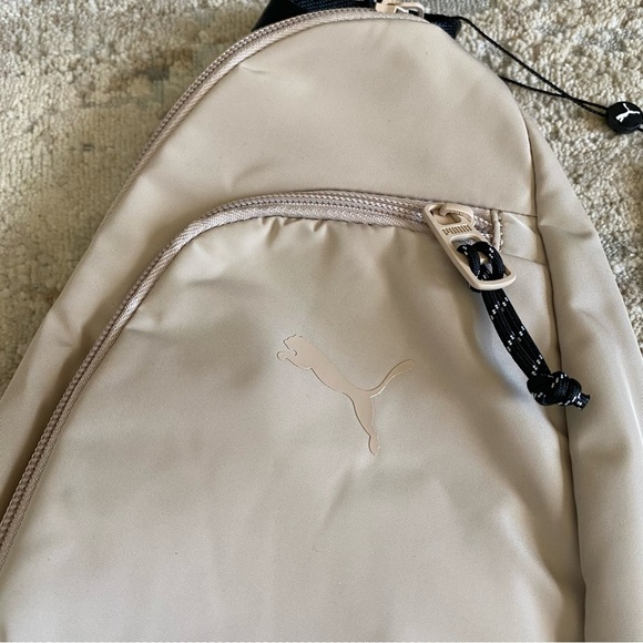 Puma NWT Evercat Myriad Slingback Light Beige Cross Body Back Pack Purse Unisex - Picture 3 of 12